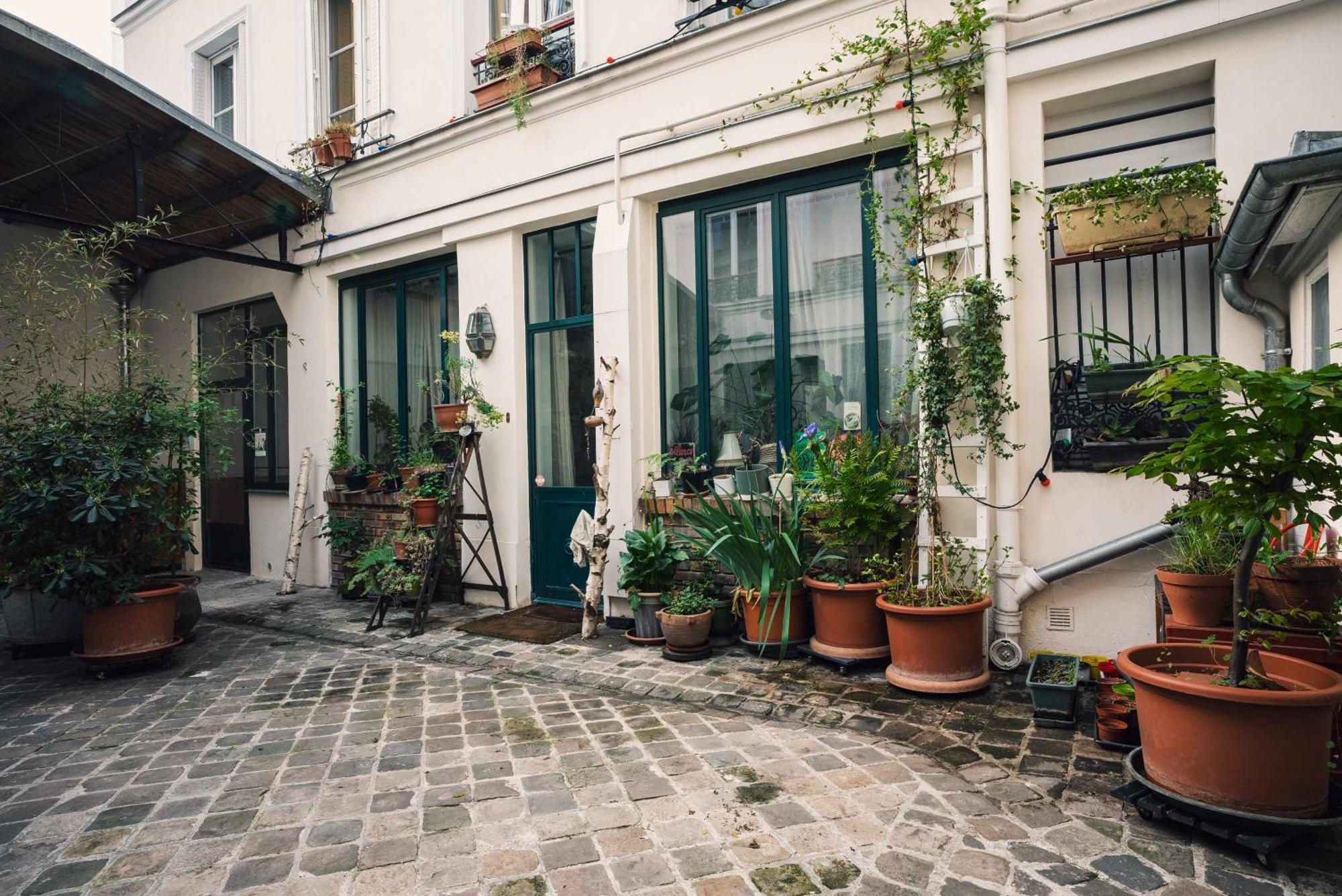 Duplex Sur Cour Arboree Paris Extérieur photo